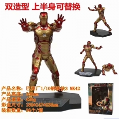 MK42 Iron Man Cartoon Character Collection Toy Anime PVC Figure