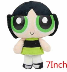 The Powerpuff Girls Buttercup Cartoon Stuffed Doll Kawaii Anime Plush Toys For Kids 7inch