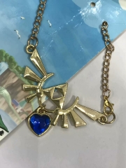 The Legend Of Zelda Game Pattern Cartoon Cosplay Necklaces Anime Alloy Necklace