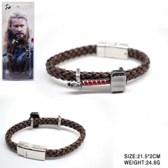 Marvel's The Avengers The Thor Cosplay Jewelry Bangles Weaving Anime Bracelet