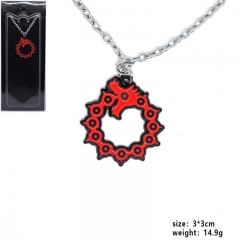 The Seven Deadly Sins  Cosplay Movie Anime Alloy Necklace