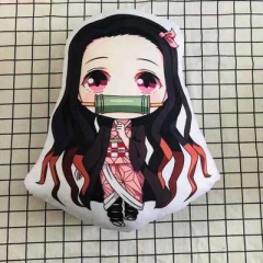 Demon Slayer: Kimetsu no Yaiba Cosplay Movie Decoration Chair Cushion Anime Two Sides Print  Pillow