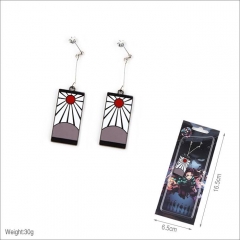 Demon Slayer: Kimetsu no Yaiba Cosplay Anime Alloy Earring
