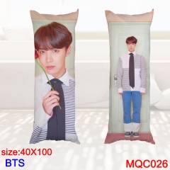 K-POP BTS Bulletproof Boy Scouts Soft Long Cute Print Custom Design Pillow 40X100