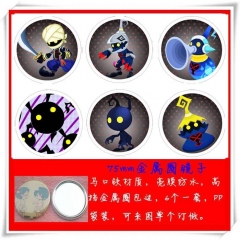 Kingdom Hearts Cartoon Cosplay One Side Anime Pocket Mirror (6pcs/set)