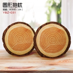 Tree Growth Ring Cartoon Anime Round Plush Pillow