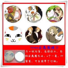 Natsume Yuujinchou Cartoon Cosplay One Side Anime Pocket Mirror (6pcs/set)