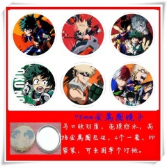 Boku no Hero Academia/My Hero Academia Cartoon Cosplay One Side Anime Pocket Mirror (6pcs/set)