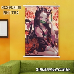 Demon Slayer: Kimetsu no Yaiba Cartoon Wallscrolls Waterproof Anime Wallscrolls