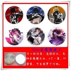 Demon Slayer: Kimetsu no Yaiba Cartoon Cosplay One Side Anime Pocket Mirror (6pcs/set)