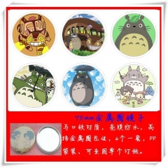 My Neighbor Totoro Cartoon Cosplay One Side Anime Pocket Mirror (6pcs/set)