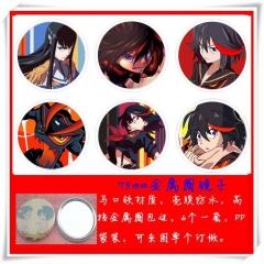 KILL la KILL Cartoon Cosplay One Side Anime Pocket Mirror (6pcs/set)