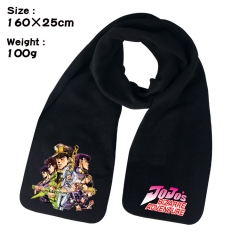 JoJo's Bizarre Adventure Cartoon Pattern Cosplay Velvet For Winter Anime Scarf