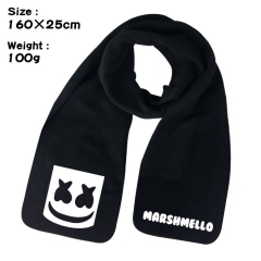DJ Marshmello  Cartoon Pattern Cosplay For Winter Anime Scarf