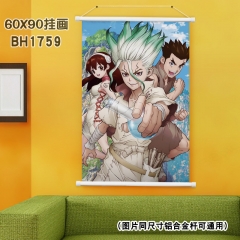 Dr.STONE Waterproof Anime Wallscrolls Cosplay Cartoon Wall Scrolls Decoration