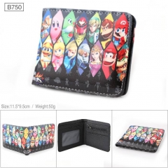 Nintendo Game Boy Cartoon Cosplay PU Purse Folding Anime Short Wallet