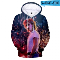 Stranger Things Anime 3D Print Casual Hooded Hoodie For Kids And Adult