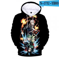 Boku no Hero Academia/My Hero Academia Anime 3D Print Casual Hooded Hoodie For Kids And Adult
