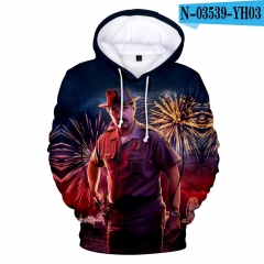 Stranger Things Anime 3D Print Casual Hooded Hoodie For Kids And Adult