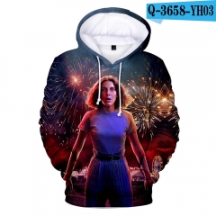 Stranger Things Anime 3D Print Casual Hooded Hoodie For Kids And Adult