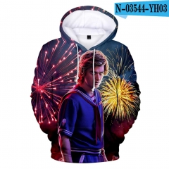Stranger Things Anime 3D Print Casual Hooded Hoodie For Kids And Adult