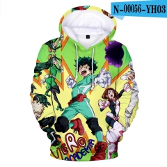 Boku no Hero Academia/My Hero Academia Anime 3D Print Casual Hooded Hoodie For Kids And Adult