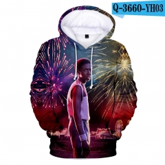 Stranger Things Anime 3D Print Casual Hooded Hoodie For Kids And Adult