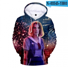 Stranger Things Anime 3D Print Casual Hooded Hoodie For Kids And Adult
