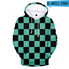 Demon Slayer: Kimetsu no Yaiba Anime 3D Print Casual Hooded Hoodie For Kids And Adult