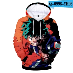 Boku no Hero Academia/My Hero Academia Anime 3D Print Casual Hooded Hoodie For Kids And Adult