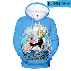 The Seven Deadly Sins  Anime 3D Print Casual Hooded Hoodie For Kids And Adult