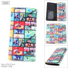 Nintendo Game Boy Cartoon Cosplay PU Purse Anime Long Wallet