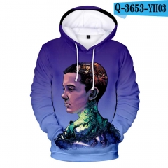 Stranger Things Anime 3D Print Casual Hooded Hoodie For Kids And Adult
