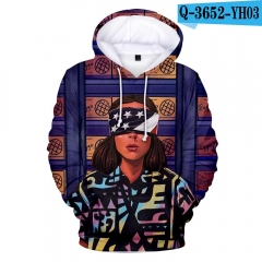 Stranger Things Anime 3D Print Casual Hooded Hoodie For Kids And Adult