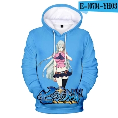 The Seven Deadly Sins  Anime 3D Print Casual Hooded Hoodie For Kids And Adult