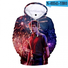Stranger Things Anime 3D Print Casual Hooded Hoodie For Kids And Adult
