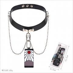 Demon Slayer: Kimetsu no Yaiba Cartoon Decorative Leather Anime Necklace