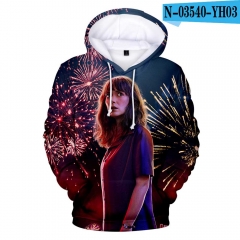 Stranger Things Anime 3D Print Casual Hooded Hoodie For Kids And Adult