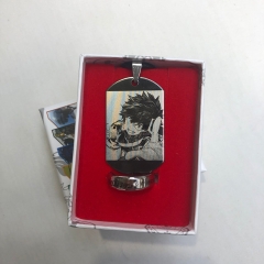 Boku no Hero Academia/My Hero Academia Cartoon Cosplay Collection Alloy Anime Necklace+Ring