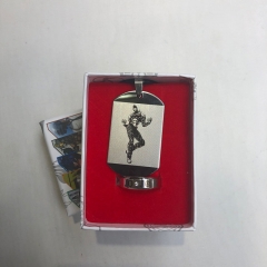 JoJo's Bizarre Adventure Cartoon Cosplay Collection Alloy Anime Necklace+Ring