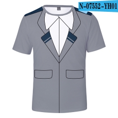 Boku no Hero Academia/My Hero Academia Series Anime 3D Printed SBaseball Short Sleeve T Shirt