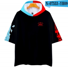 Boku no Hero Academia/My Hero Academia Anime 3D Print Casual Short Sleeve T Shirt Hooded Hoodie