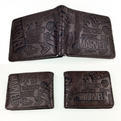2 Colors Marvel's The Avengers Cosplay PU Purse Folding Anime Short Wallet