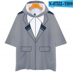 Boku no Hero Academia/My Hero Academia Anime 3D Print Casual Short Sleeve T Shirt Hooded Hoodie