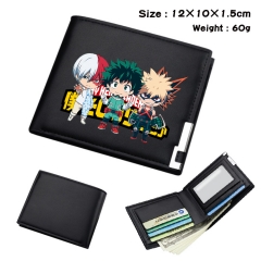 Boku no Hero Academia/My Hero Academia Anime Cosplay PU Purse Folding Anime Short Wallet