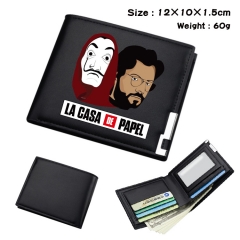 La Casa de Papel Anime Cosplay PU Purse Folding Anime Short Wallet
