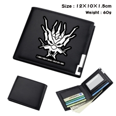 Arknights Anime Cosplay PU Purse Folding Anime Short Wallet