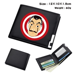 La Casa de Papel Anime Cosplay PU Purse Folding Anime Short Wallet