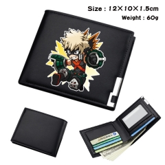 Boku no Hero Academia/My Hero Academia Anime Cosplay PU Purse Folding Anime Short Wallet