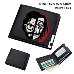 La Casa de Papel Anime Cosplay PU Purse Folding Anime Short Wallet